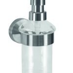 Υγρό Σαπούνι Allegra Επιτοίχιo Από Ανοξείδωτο Ατσάλι και Γυαλί 7x17,2x7 εκ