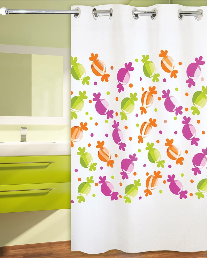 195-1 ΚΟΥΡΤΙΝΑ ΜΠΑΝΙΟΥ CANDIES HOOKLESS 240(Μ)X180(Υ) - Image 1