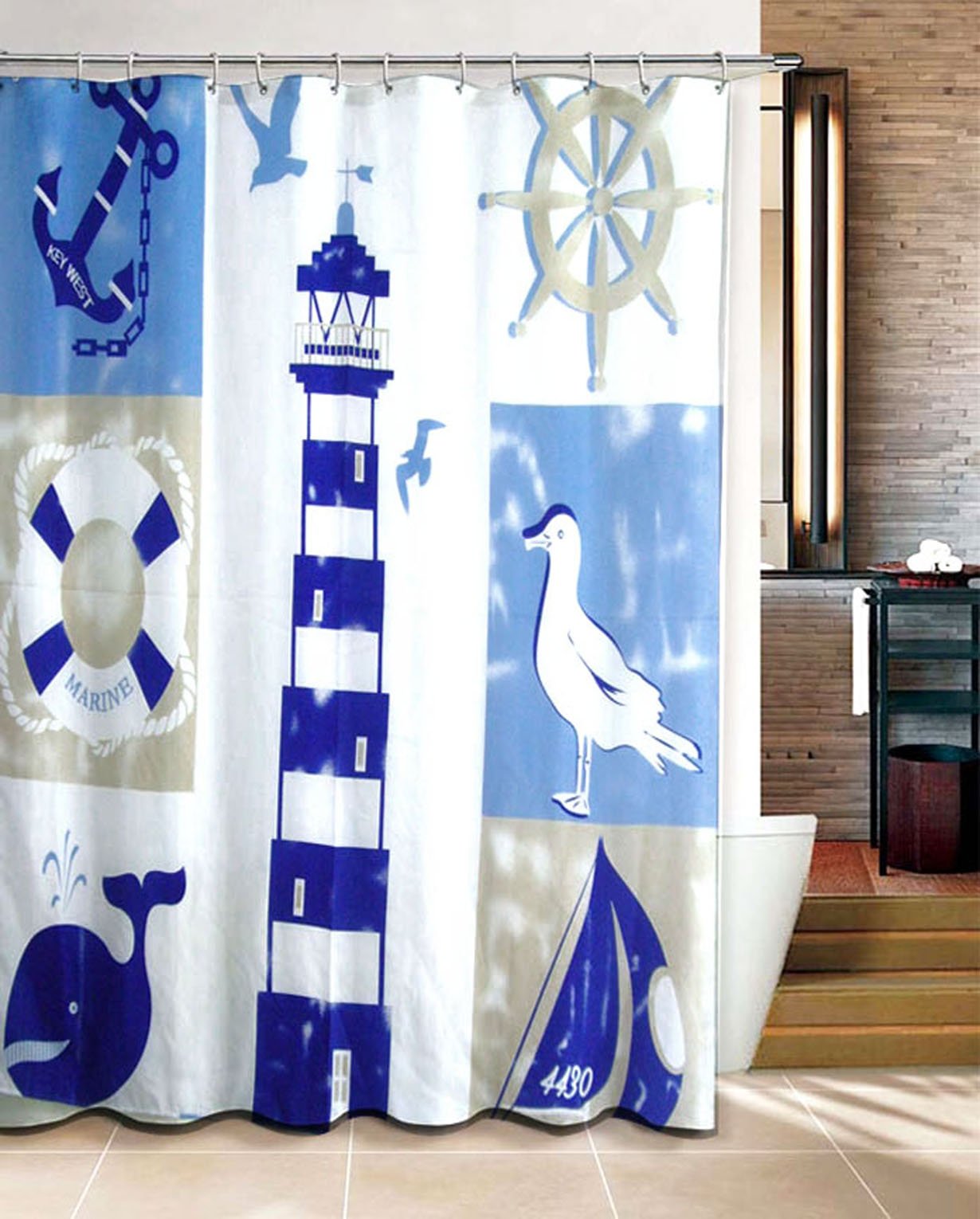 197 ΚΟΥΡΤΙΝΑ ΜΠΑΝΙΟΥ CB1067 180(Μ)X180(Υ) - Image 1