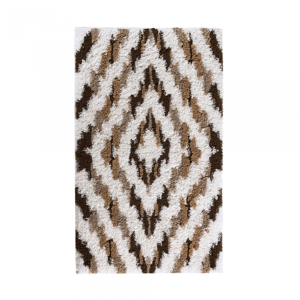 19810-c-1 Βαμβακερό Χαλάκι Μπάνιου Ikat 80x160 εκ - Image 1