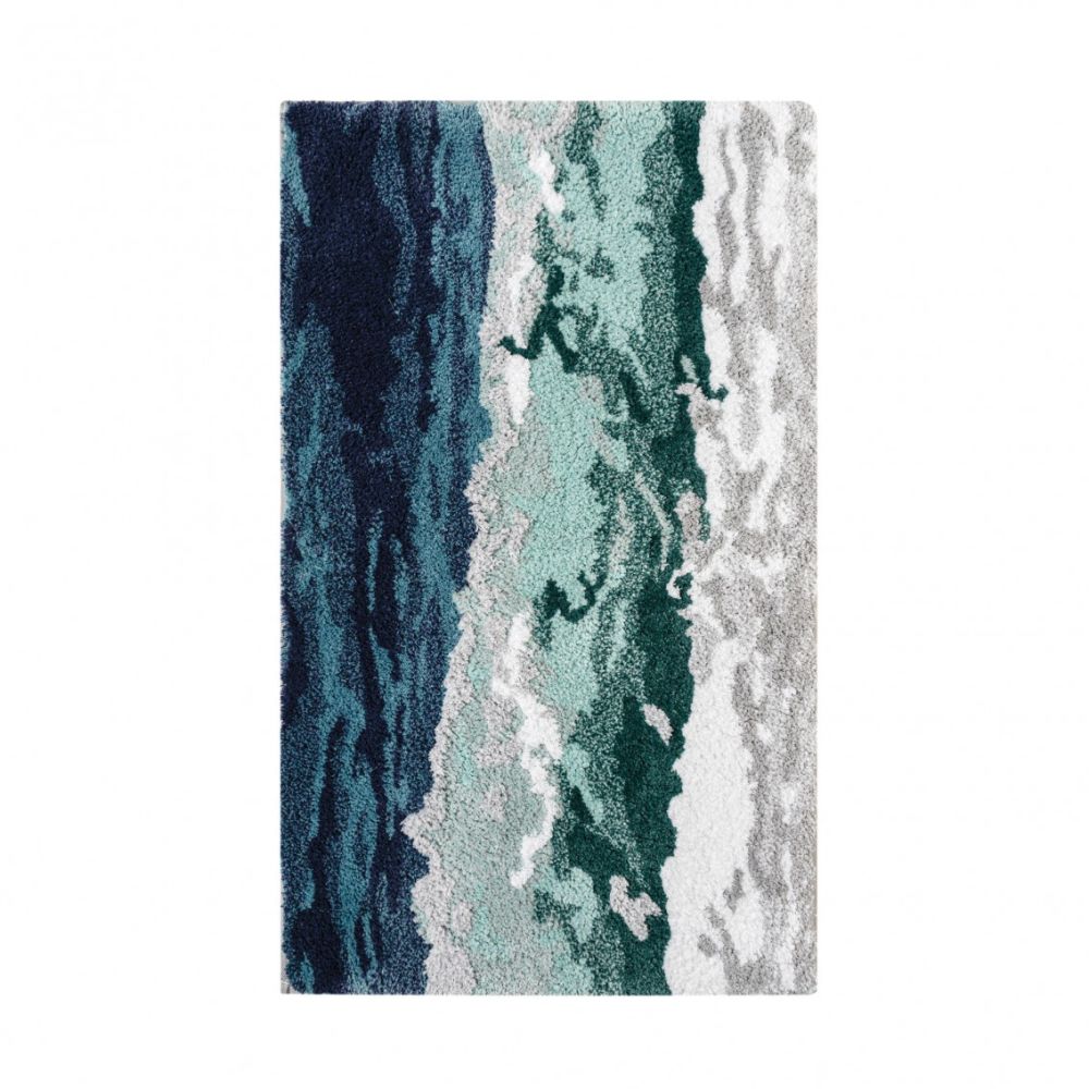 19838-c Βαμβακερό Χαλάκι Μπάνιου Oceanic 60x100 εκ - Image 1