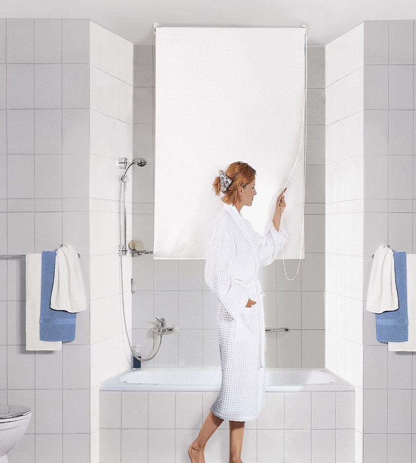 19879-c Κουρτίνα Μπάνιου Ρολό Ντους 140x240 εκ - Image 1