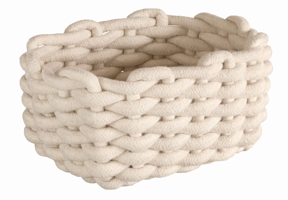 19885-c Καλάθι Αποθήκευσης Fellone Από Polyester Βαμβάκι & Βισκόζη 14x11x19 εκ - Image 1