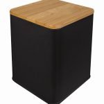 Καλάθι Αποθήκευσης Cassone Από Μέταλλο & Μπαμπού 11x11x14 εκ