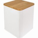 Καλάθι Αποθήκευσης Cassone Από Μέταλλο & Μπαμπού 11x11x14 εκ