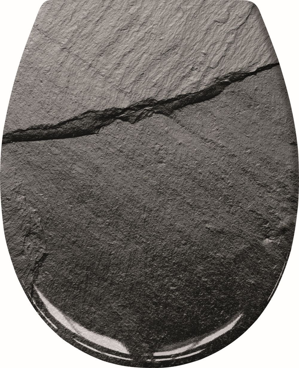 19898-c Καπάκι WC Slate 37x45 εκ - Image 1