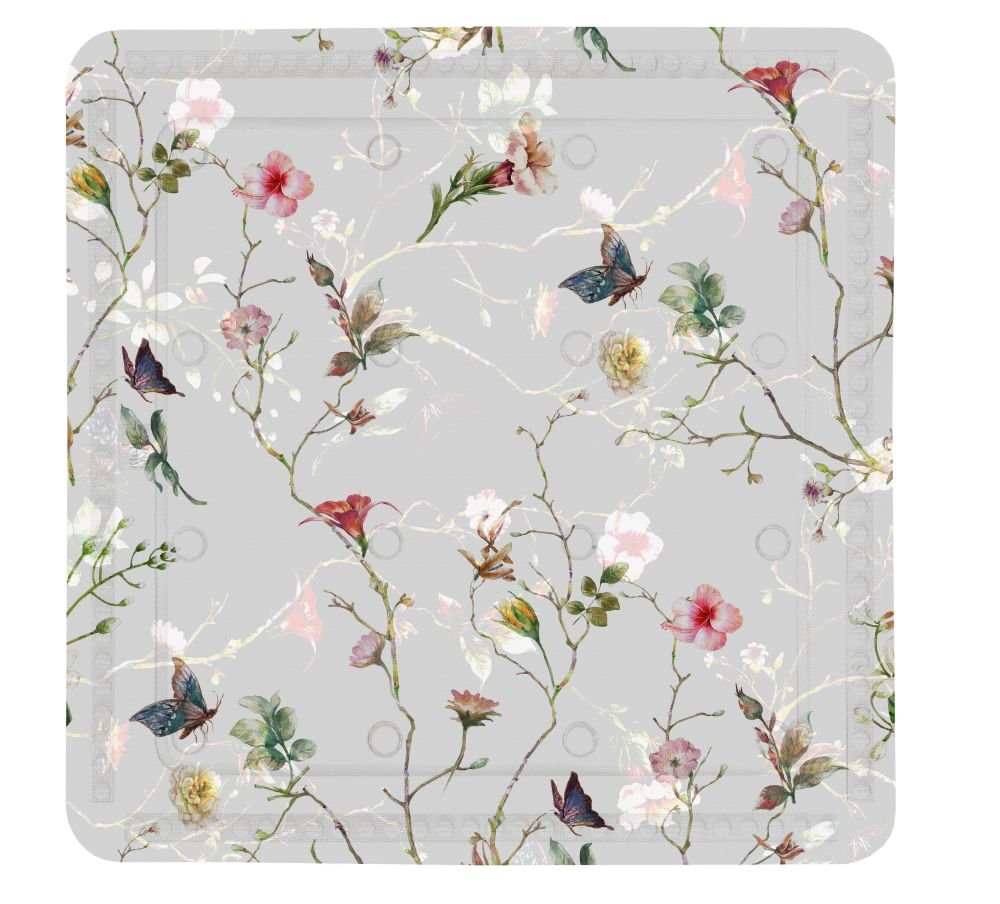 19957-c Αντιολισθητικό Μπάνιου Flores Ντουζιέρας 55x55 εκ - Image 1