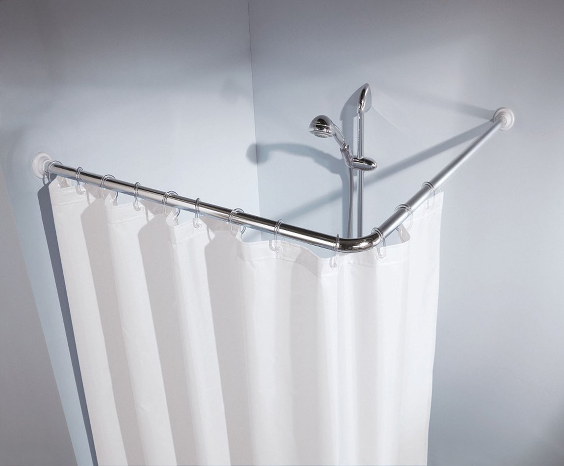 19965-c Γωνιακός Βραχίονας Ντουζίερας (Φ25mm) 90x90 εκ. - Image 1