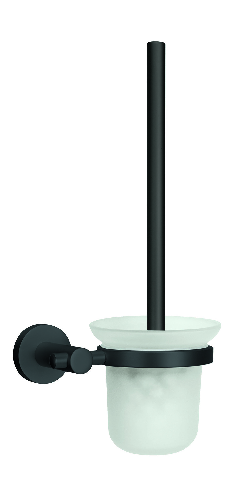 20161-c Πιγκάλ Επιτοίχιο Apollo Nero Από Αλουμίνιο και Γυαλί 15,1x34,3x11,8 εκ - Image 1