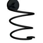 Βάση για Πιστολάκι Μαλλιών Apollo Nero Από Αλουμίνιο  11,8x15,8x12,2 εκ