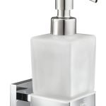 Υγρό Σαπούνι Meo Επιτοίχιo Από Ορείχαλκο, Ανοξείδωτο Ατσάλι και Γυαλί 6,2x15,8x9,5 εκ