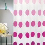 ΚΟΥΡΤΙΝΑ ΜΠΑΝΙΟΥ COLOR MOON 180(Μ)X180(Υ) ΡΟΖ