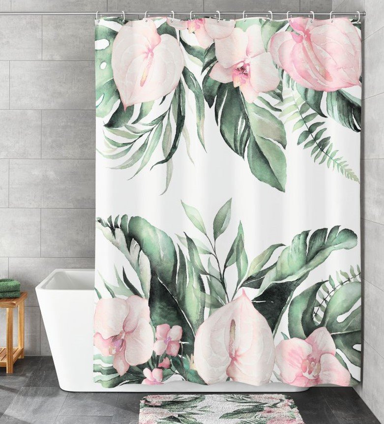 20327-c-2 Κουρτίνα Μπάνιου Garden - Image 1