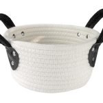 Καλάθι Αποθήκευσης Patch Small Από Polyester Cotton and Viscose 19,5x19x16,5 εκ