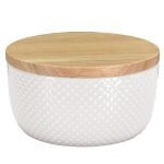 Θήκη για Βαμβάκι Dotty Από Κεραμικό 13,3x8,5 εκ