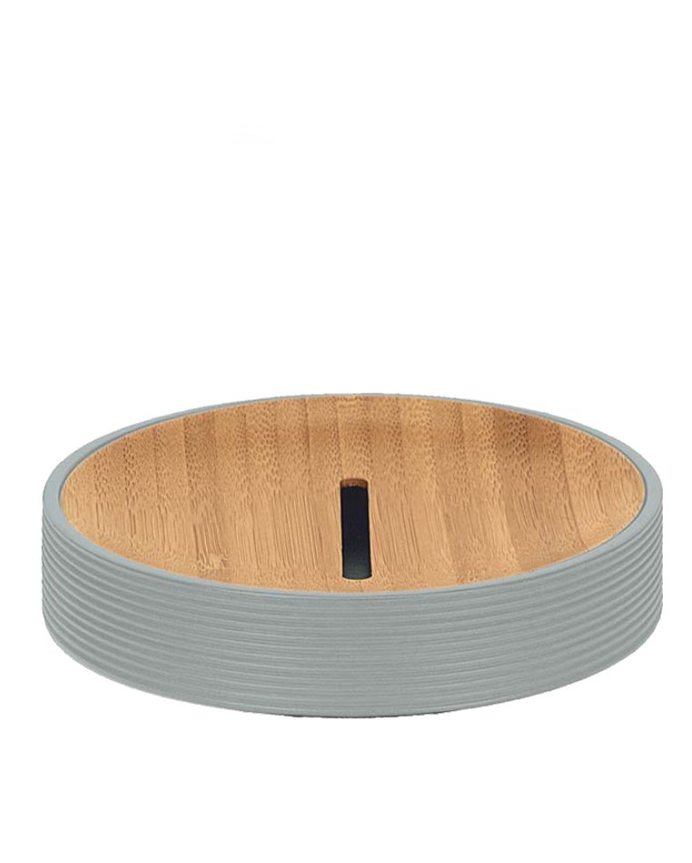 20849-c Σαπουνοθήκη Kyoto Από Πολυρεσίνη & Μπαμπού 10,9x2,2 εκ - Image 1