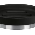 Σαπουνοθήκη Biala Από Πολυρεσίνη και Ανοξείδωτο Ατσάλι 10,8x2,6x10,8 εκ