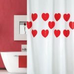 ΚΟΥΡΤΙΝΑ ΜΠΑΝΙΟΥ HEARTS 240(Μ)X180(Υ)