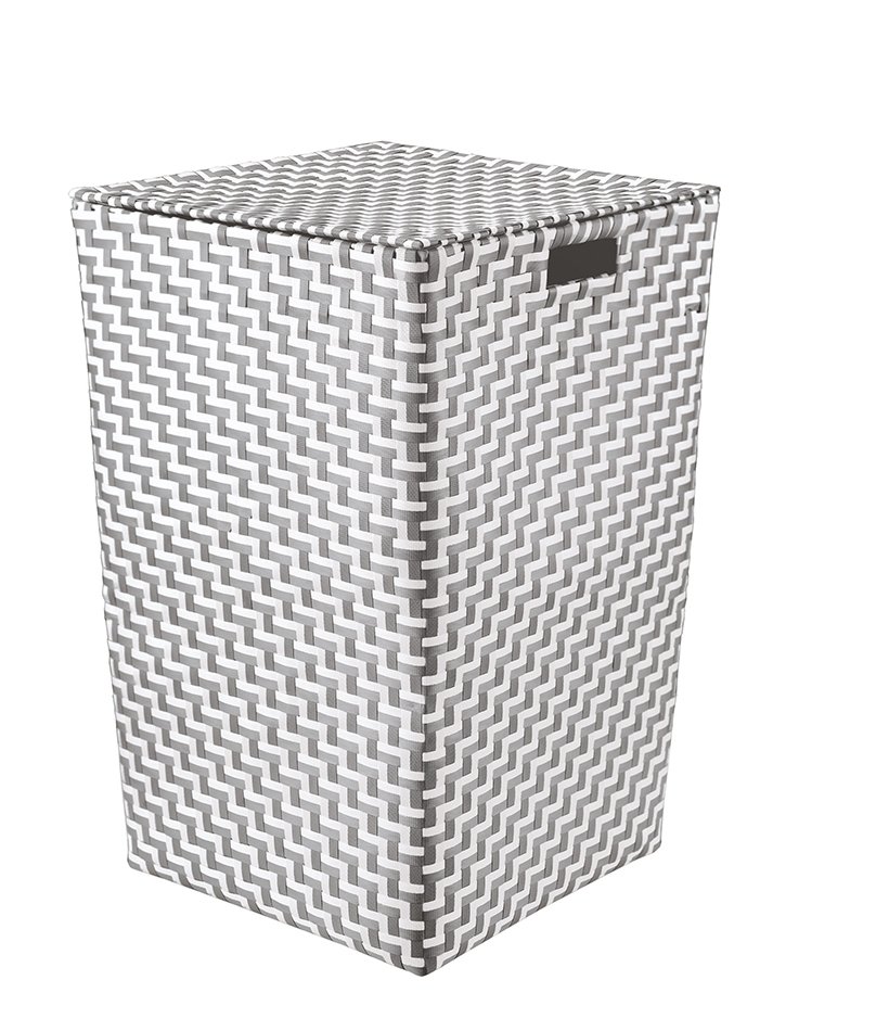 22359-c Καλάθι Απλύτων Γκρί Double Laundry Box 35x50x35 εκ - Image 1