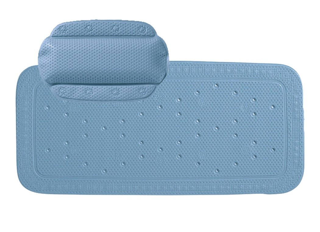 22393-c Σετ Αντιολισθητικό Μπάνιου & Μαξιλαράκι Calypso Μπανιέρας 36x72εκ + Μαξιλαράκι 32 x 22εκ - Image 1