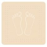 Αντιολισθητικό Μπάνιου Foot  Ντουζιέρας 55x55 εκ