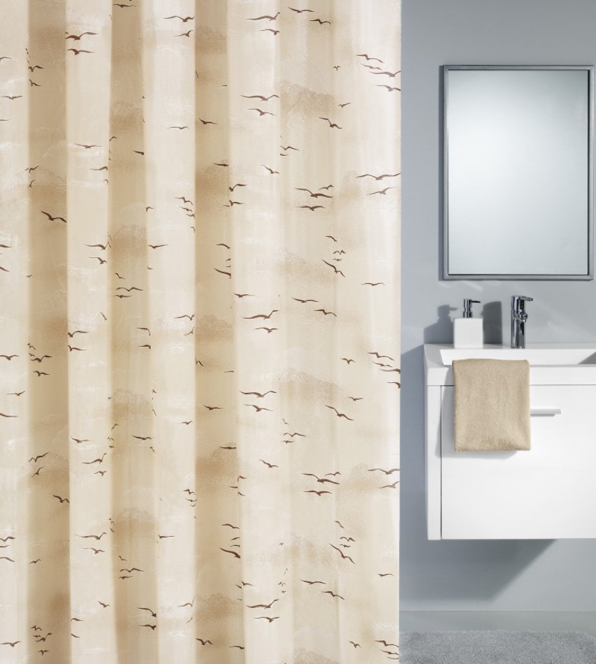 22535-c Κουρτίνα Μπάνιου Sky 180x200 εκ - Image 1