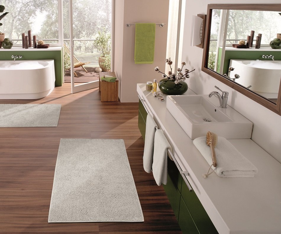 23528-c Χαλάκι Μπάνιου Βαμβακερό Chrissy 55x65 εκ - Image 1