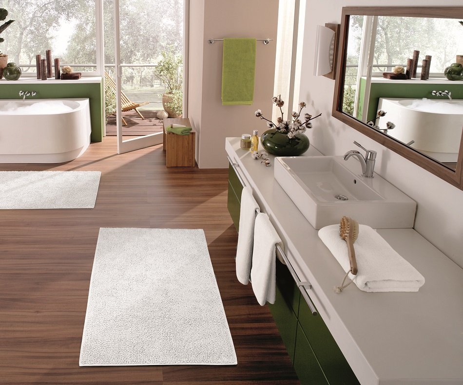 23529-c Χαλάκι Μπάνιου Βαμβακερό Chrissy 55x65 εκ - Image 1