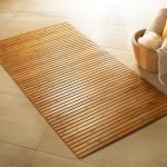 Ξύλινο Ταπέτο Μπάνιου Bambus  60x115 εκ