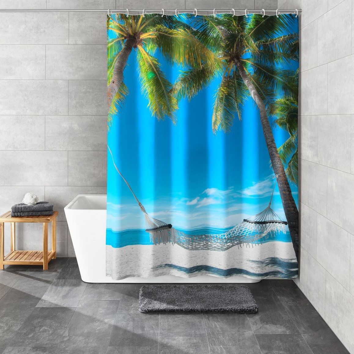 23579-c Κουρτίνα Μπάνιου Bahamas 180x200 εκ - Image 1