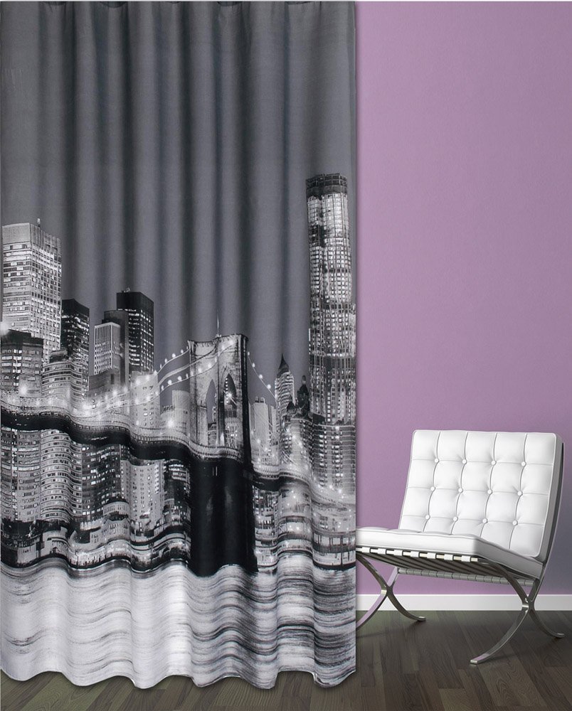 239-1 ΚΟΥΡΤΙΝΑ ΜΠΑΝΙΟΥ MANHATTAN 180(Μ)X180(Υ) - Image 1