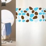 ΚΟΥΡΤΙΝΑ ΜΠΑΝΙΟΥ PEBBLES 240(Μ)X180(Υ) ΤΥΡΚΟΥΑΖ