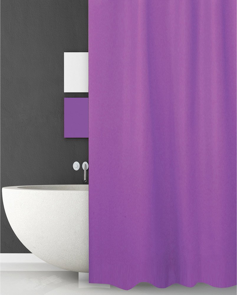 254-1 ΚΟΥΡΤΙΝΑ ΜΠΑΝΙΟΥ SOLID 240(Μ)X180(Υ) ΜΩΒ - Image 1