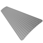 Στόρια Αλουμινίου 25531 Inox Silver Perforated - Image 2