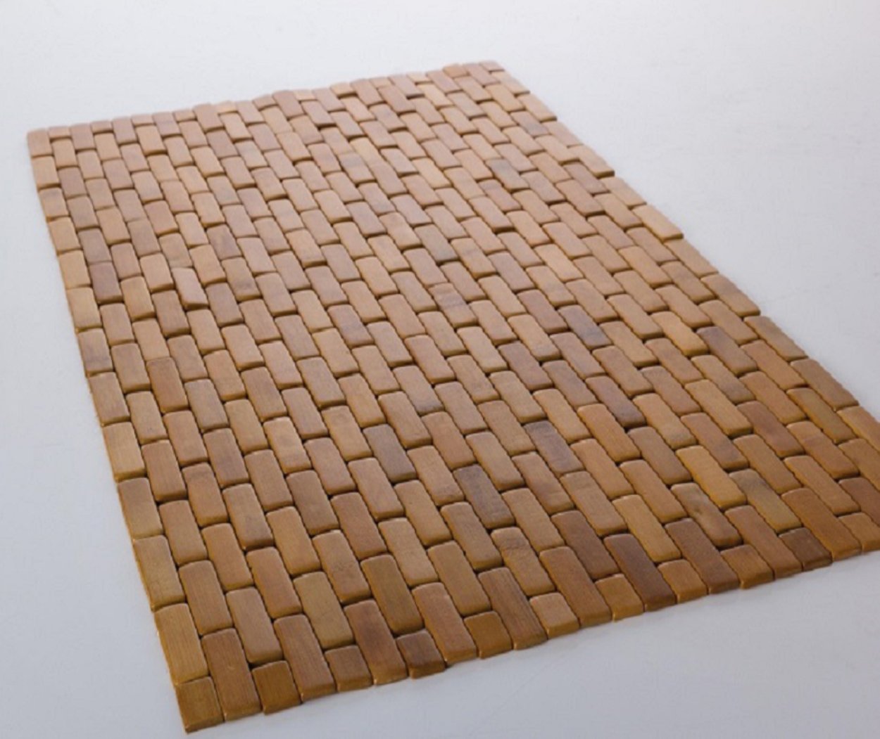 2600 Ξύλινο Ταπέτο Μπάνιου Mosaic 50x80 εκ - Image 1