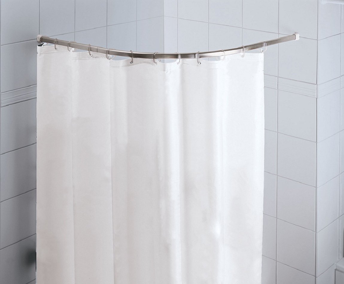 Duschvorhang.tif Ημικυκλικός Βραχίονας Ντουζίερας (Φ25mm) 90x90 εκ. - Image 1