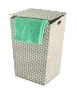 Καλάθι Απλύτων Μπέζ Double Laundry Box 35x55x35 εκ - Image 2