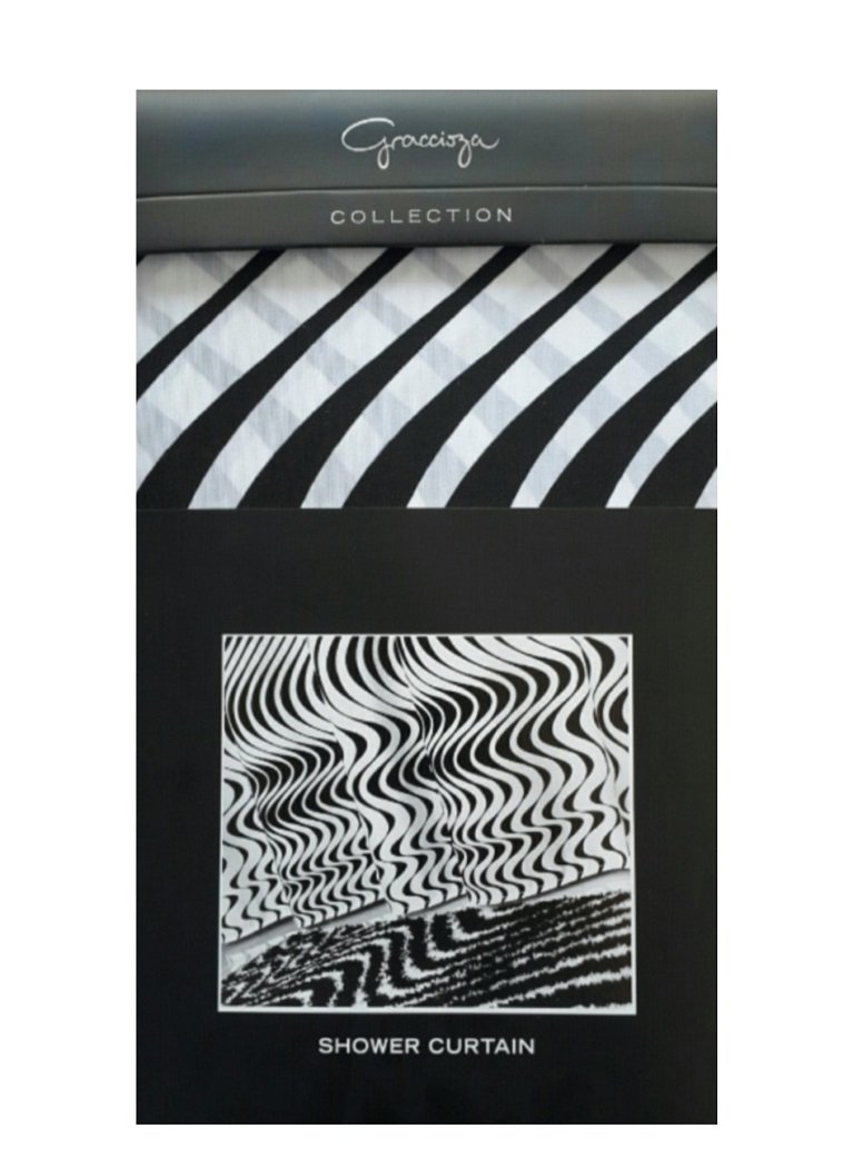 4516-c Κουρτίνα Μπάνιου Υφασμάτινη Mirage 180x200 εκ - Image 1