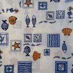 Κουρτίνα Μπάνιου Υφασμάτινη Coral  180x200 εκ