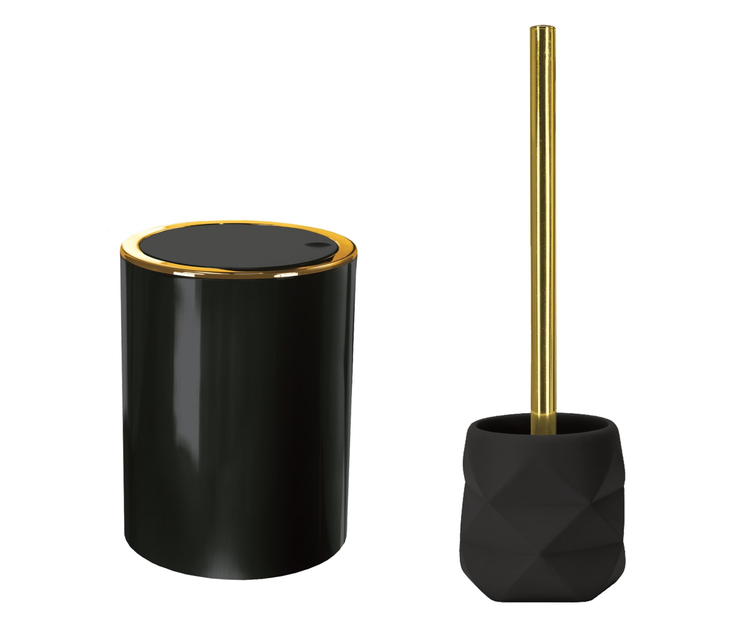 4762 Σετ Καλάθι 5lt & Πιγκάλ Golden Cracle - Image 1