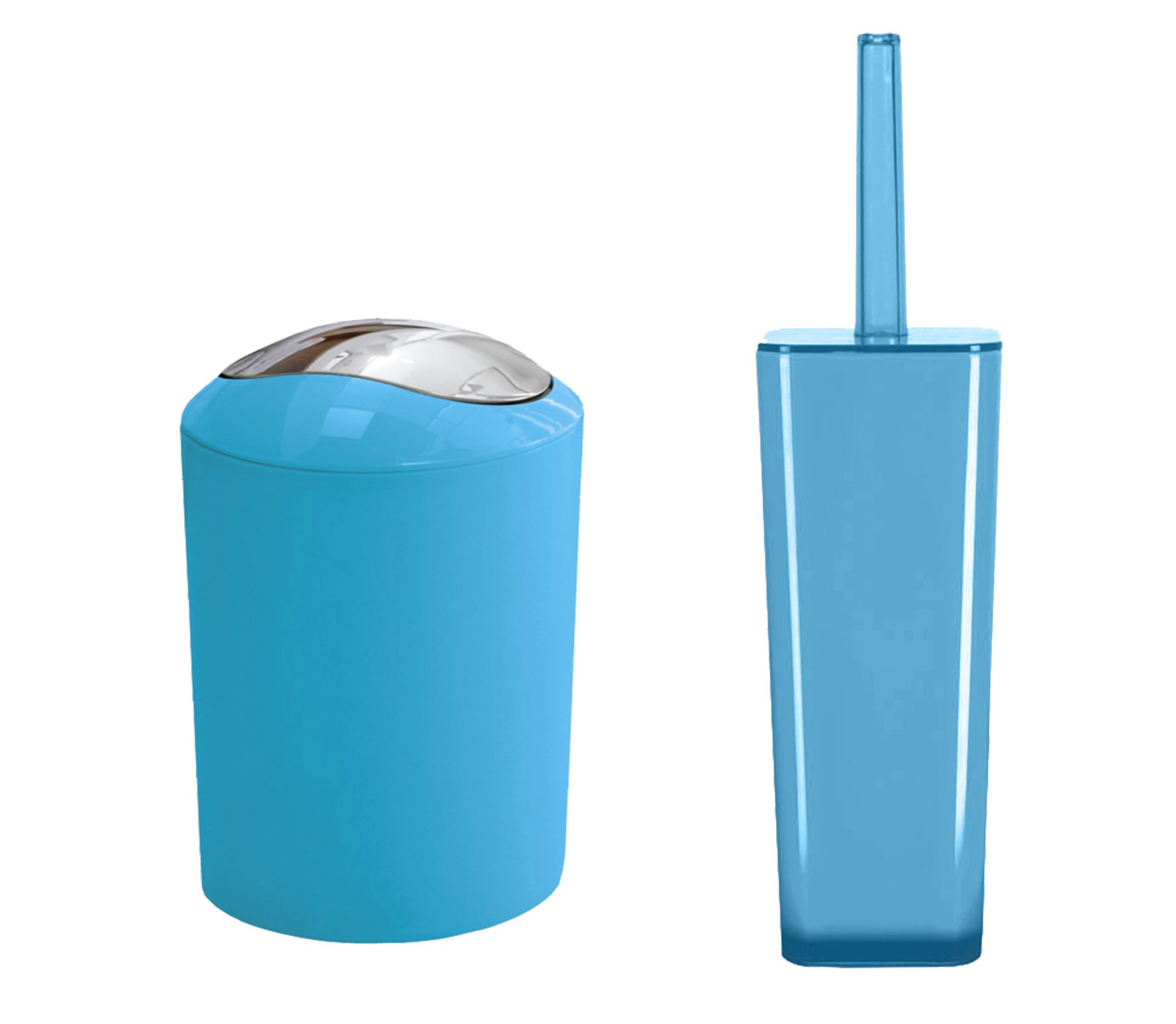 4764 Σετ Καλάθι 5lt & Πιγκάλ Easy Turquoise - Image 1