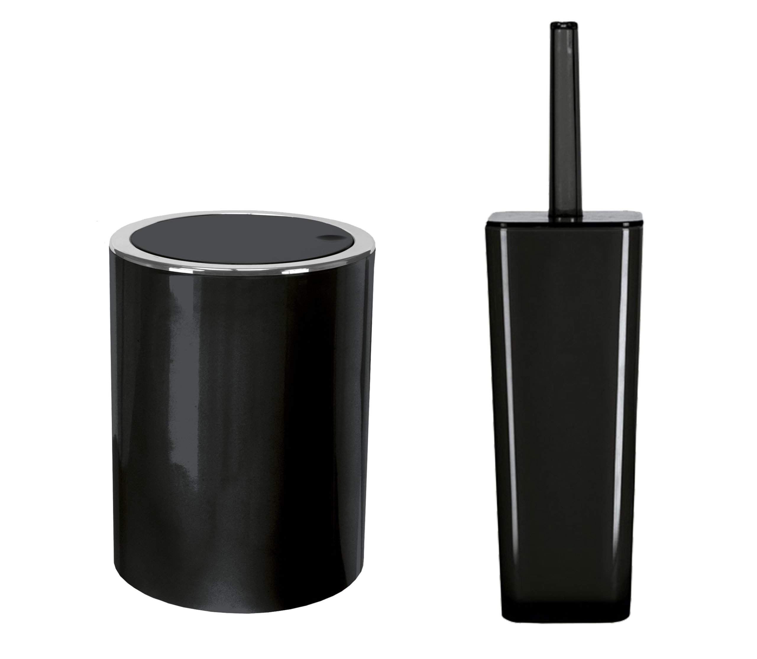 4767 Σετ Καλάθι 5lt & Πιγκάλ Easy Black - Image 1