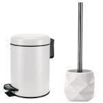 Σετ Καλάθι 3lt & Πιγκάλ One White