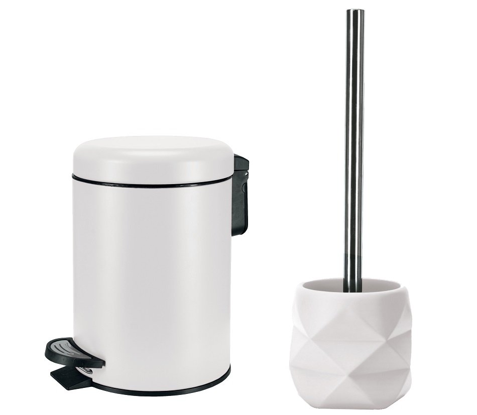 5597 Σετ Καλάθι 3lt & Πιγκάλ One White - Image 1