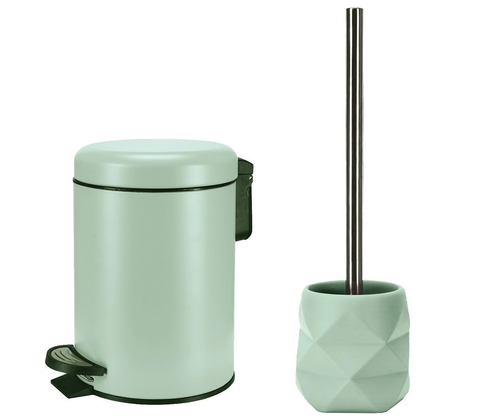 5599 Σετ Καλάθι 3lt & Πιγκάλ One Opal green - Image 1