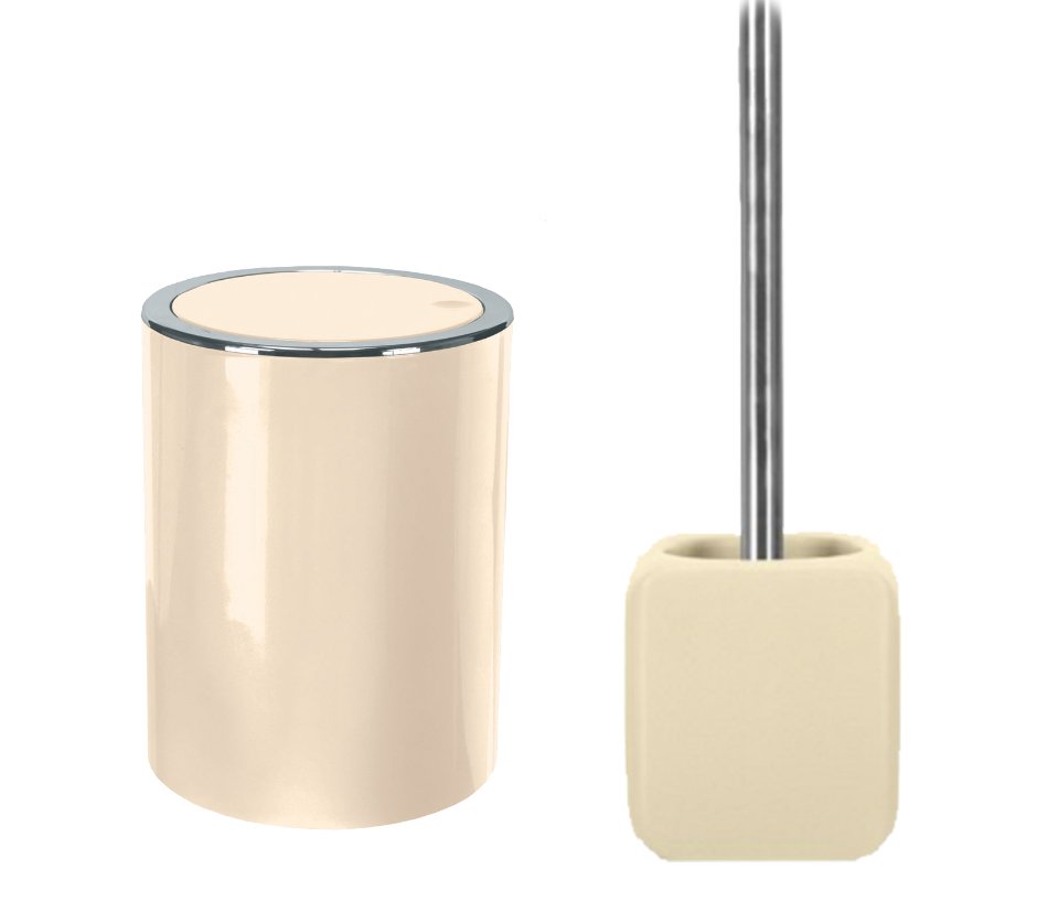 5773 Σετ Καλάθι 5lt & Πιγκάλ Cubic Beige - Image 1