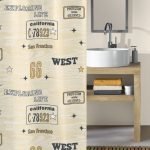 Κουρτίνα Μπάνιου Country  180x200 εκ