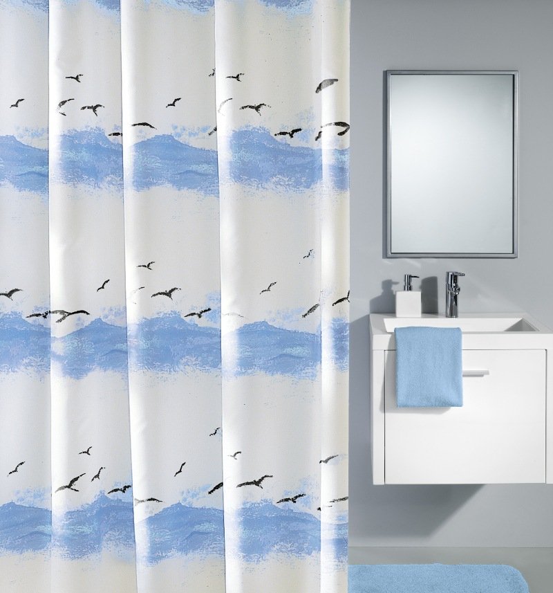 5918-c-2 Κουρτίνα Μπάνιου Seaside 180x200 εκ - Image 1