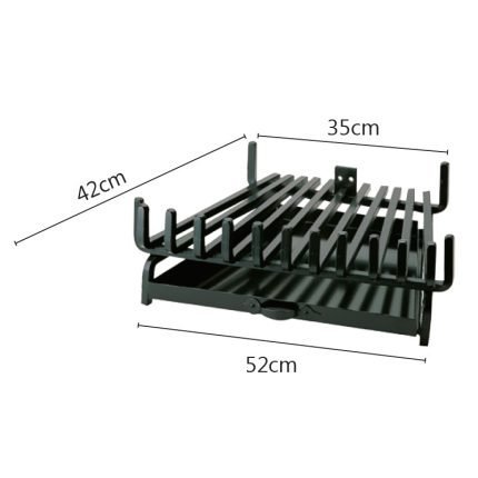 Σχάρα Τζακιού Ζωγομετάλ Νο 652 Μαύρο