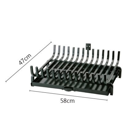 Σχάρα Τζακιού Ζωγομετάλ Νο 656 Μαύρο